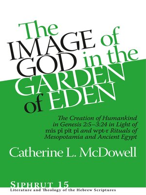 cover image of The Image of God in the Garden of Eden